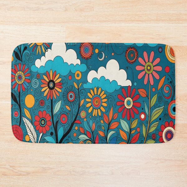 Item preview,  Abstract Geometric Flowers designed and sold by artedamensagem.