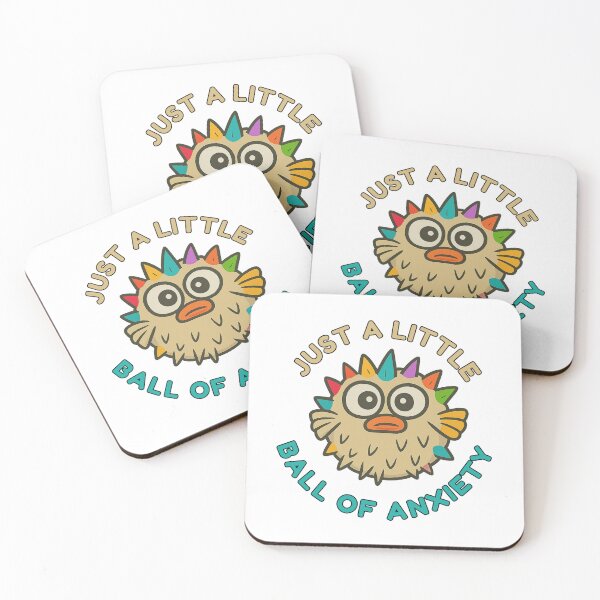 Item preview,  Just a Little Ball of Anxiety – Party Spike designed and sold by CanSparkleArt.