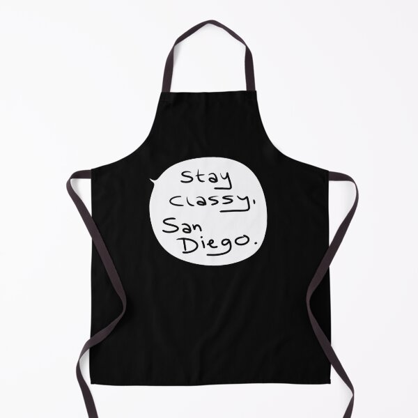 Item preview, Stay Classy San Diego Quote – Funny News Anchor Sign Off Speech Bubble Art designed and sold by from here 2 mars.