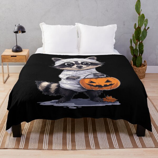 Item preview, Boo Bandit - Lindo mapache disfrazado de momia designed and sold by Joyfulbits.