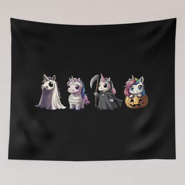 Item preview, Magic & Mischief – Halloween Unicorn Squad designed and sold by Joyfulbits.