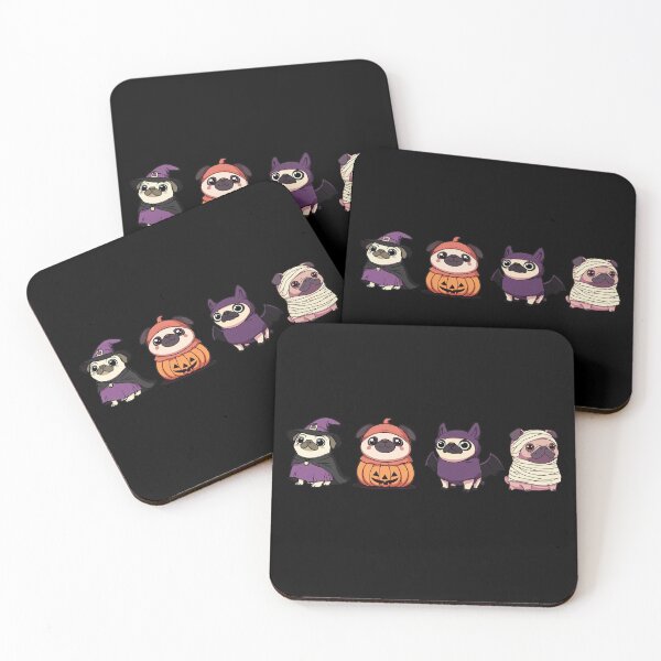 Item preview, Pugkin Patch Posse – Pugs in a Halloween Costume designed and sold by Joyfulbits.