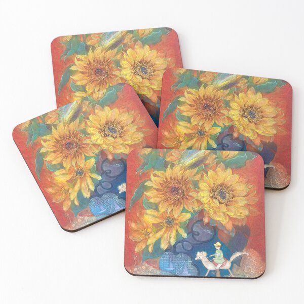 Item preview, Journey of Whimsy: Sunflowers & Rainbow Dreams designed and sold by nakaitomoko.
