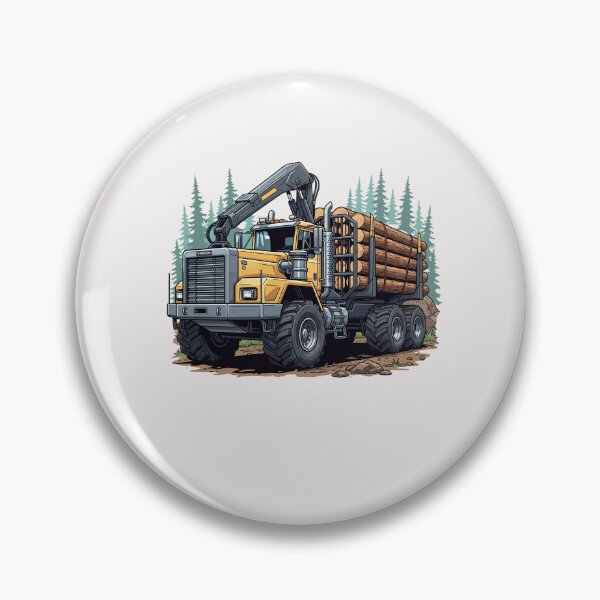 Item preview, logging truck designed and sold by creativechaster.