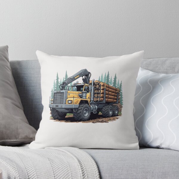 Item preview, logging truck designed and sold by creativechaster.