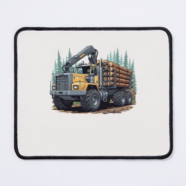 Item preview, logging truck designed and sold by creativechaster.