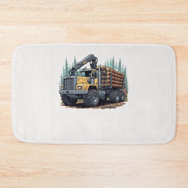Item preview, logging truck designed and sold by creativechaster.