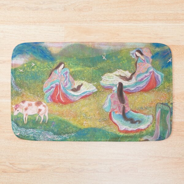 Item preview, Heian Elysium: Three Graces in a Spring Meadow designed and sold by nakaitomoko.
