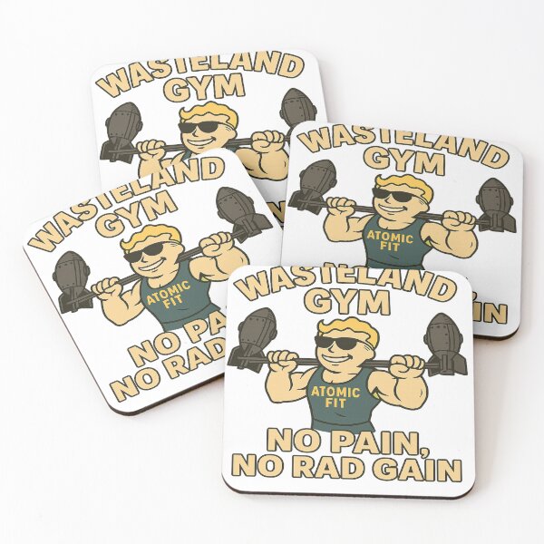 Item preview, Wasteland Gym: No Pain, No Rad Gain designed and sold by SugarPix Designs.