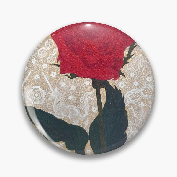 Item preview, Regal Rose & Unicorns: Golden Nihonga Art designed and sold by nakaitomoko.