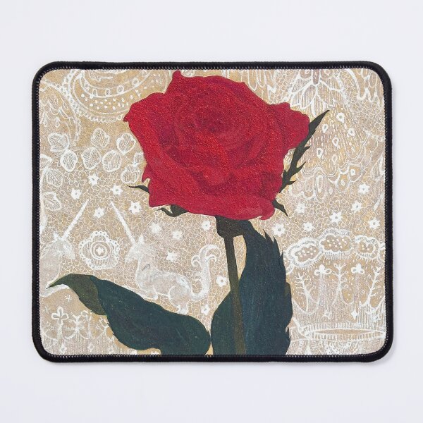 Item preview, Regal Rose & Unicorns: Golden Nihonga Art designed and sold by nakaitomoko.