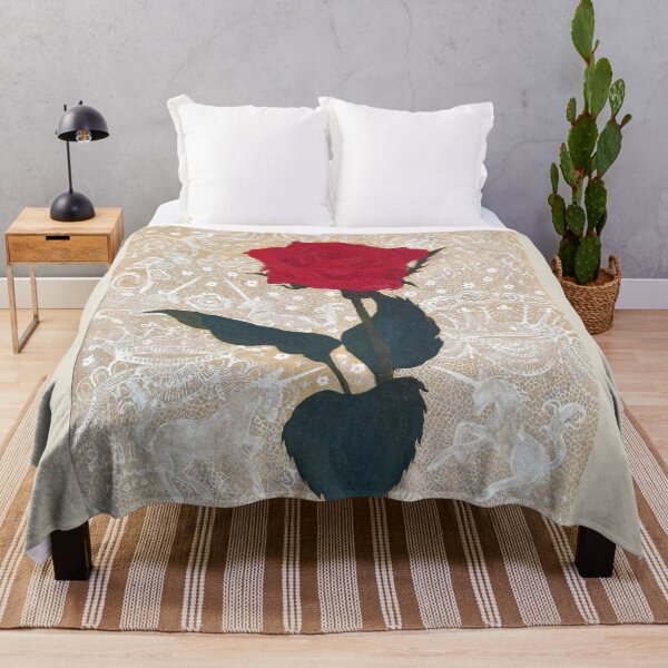 Item preview, Regal Rose & Unicorns: Golden Nihonga Art designed and sold by nakaitomoko.