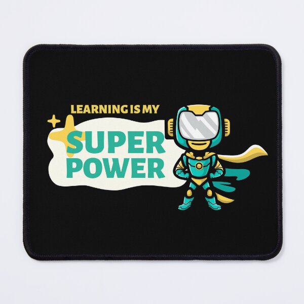Item preview, Learning is my Super Power designed and sold by stampacreates.