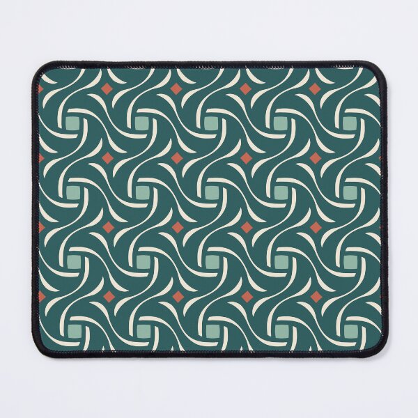 Item preview, Pinwheel (Dark Green, Soft Green, Cream, Orange) designed and sold by JoelmaQ.