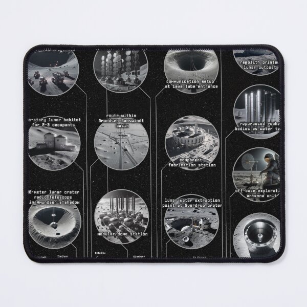 Item preview, Moon Base Landscapes III designed and sold by Pablo Carlos Budassi.