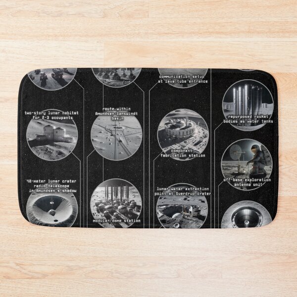 Item preview, Moon Base Landscapes III designed and sold by Pablo Carlos Budassi.
