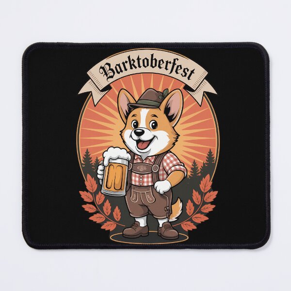 Item preview, Barktoberfest Corgi in Lederhosen Oktoberfest Beer Festival designed and sold by savrmiller.