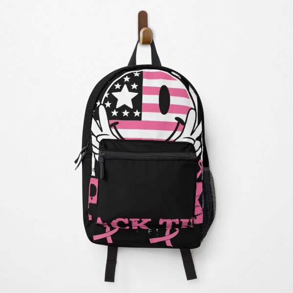 Item preview, Back The Pink Breast Cancer Awareness Ribbon American Flag designed and sold by savrmiller.