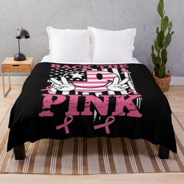 Item preview, Back The Pink Breast Cancer Awareness Ribbon American Flag designed and sold by savrmiller.