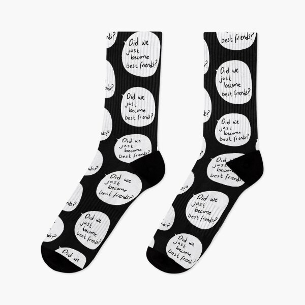 Item preview, Did We Just Become Best Friends? Funny Quote Art – Hand Drawn Speech Bubble for Besties designed and sold by from here 2 mars.