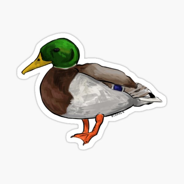 Item preview, Mallard Sticker designed and sold by VultureMonarch.