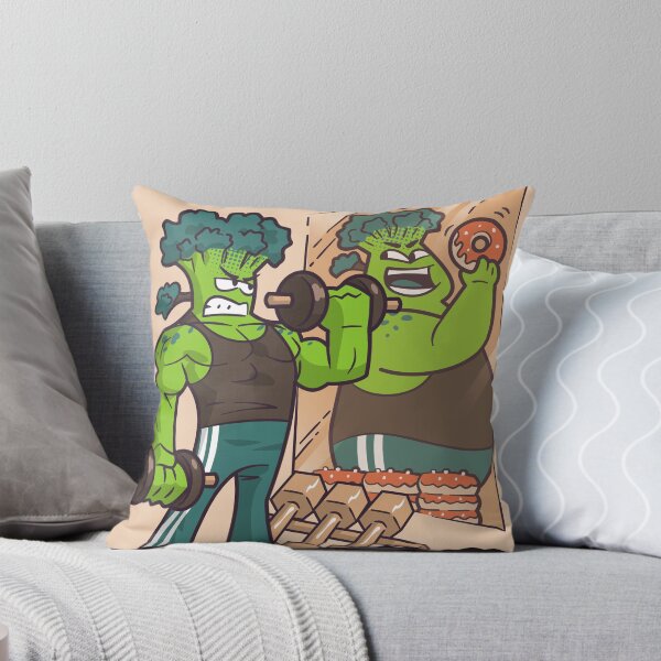Item preview, Funny Broccoli Gym Motivation - Beat Your Inner Enemy designed and sold by Ancestral-Shop.