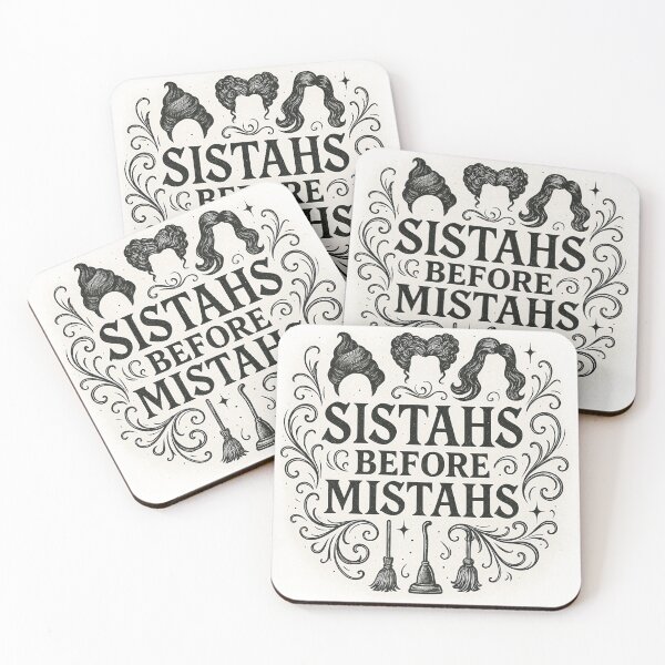 Item preview, Sistahs Before Mistahs – Witchy Sisterhood Halloween Shirt designed and sold by Zippitydodads.