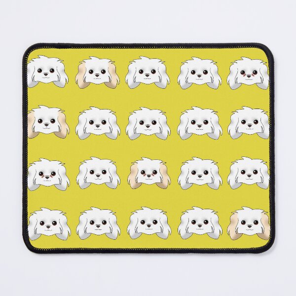 Item preview, Maltese Pattern Yellow Background designed and sold by OliRoseArt.