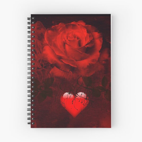 Item preview, Rosa roja y corazón designed and sold by FerretSteph.