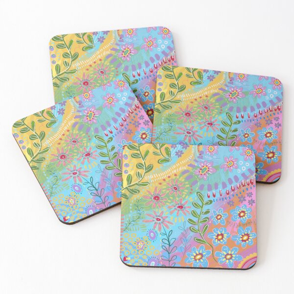 Item preview, Multicolor floral sketch designed and sold by madebyceciliab.