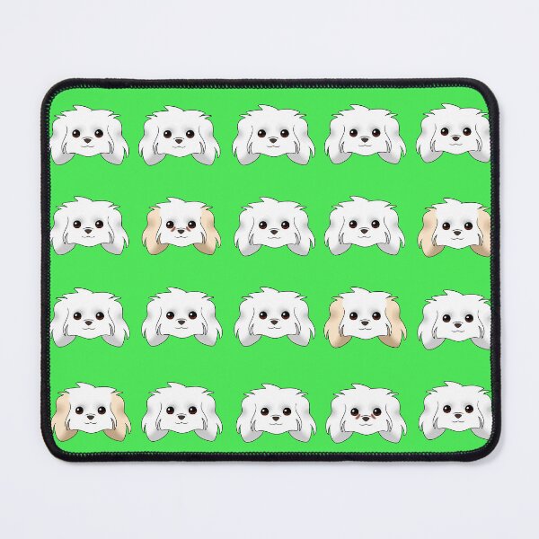 Item preview, Maltese Pattern Green Background designed and sold by OliRoseArt.