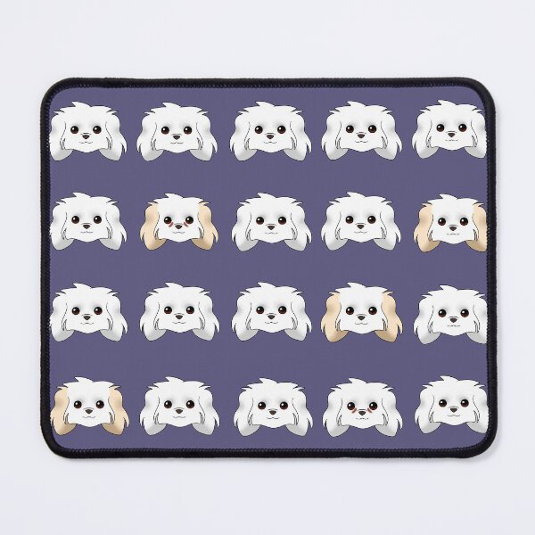 Item preview, Maltese Pattern Grey Background designed and sold by OliRoseArt.