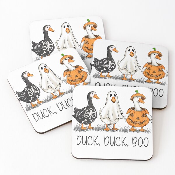 Item preview, Duck Duck Boo, Just A Spooky Goose, Cute Creepy, Spooky Season, Boo Ghost designed and sold by vintagearttee.
