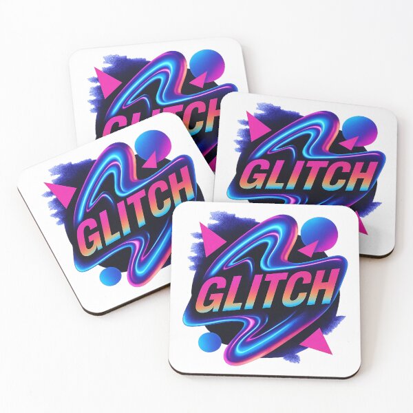 Item preview, GLITCH – Neon Retro-Futuristic Vibes designed and sold by jorjibotike.
