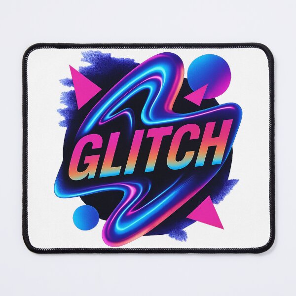 Item preview, GLITCH – Neon Retro-Futuristic Vibes designed and sold by jorjibotike.
