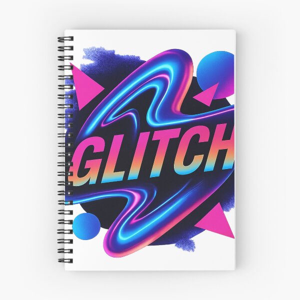 Item preview, GLITCH – Neon Retro-Futuristic Vibes designed and sold by jorjibotike.