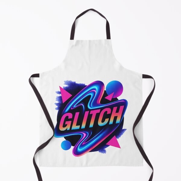 Item preview, GLITCH – Neon Retro-Futuristic Vibes designed and sold by jorjibotike.