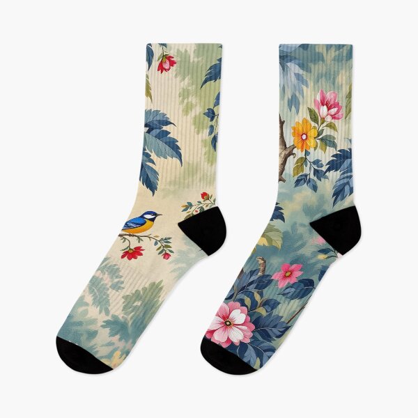 Item preview, Toile de Jouy Pattern - Chinoiserie Birds Toile De jouy designed and sold by Wiss2Arts.