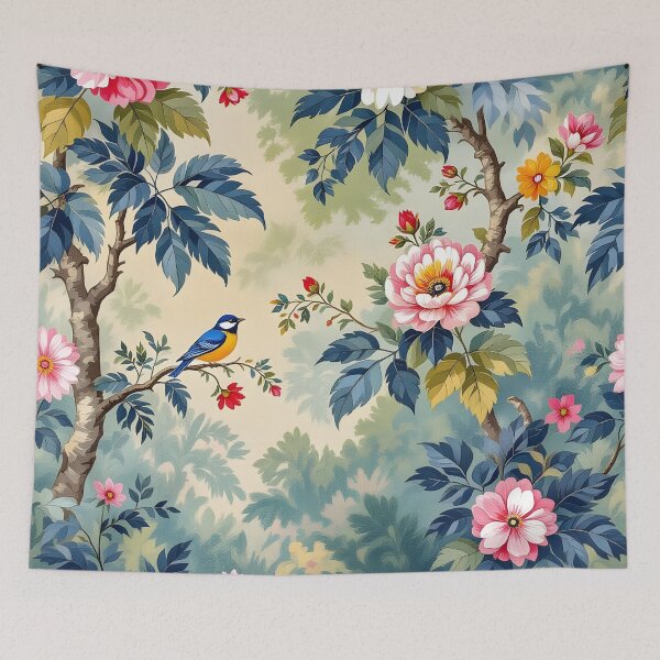Item preview, Toile de Jouy Pattern - Chinoiserie Birds Toile De jouy designed and sold by Wiss2Arts.