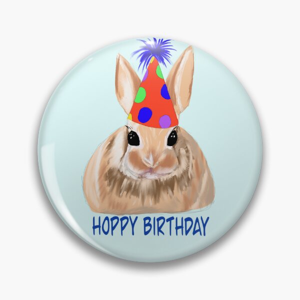 Item preview, Hoppy Birthday Bunny designed and sold by DollyNight.