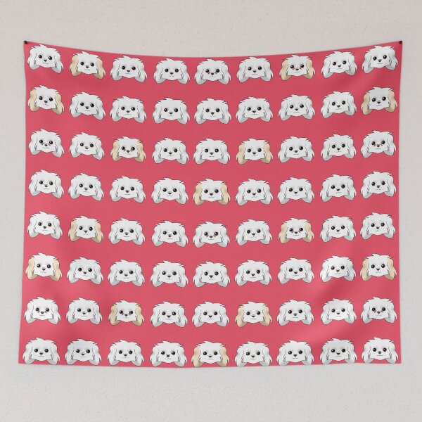 Item preview, Maltese Pattern Red designed and sold by OliRoseArt.