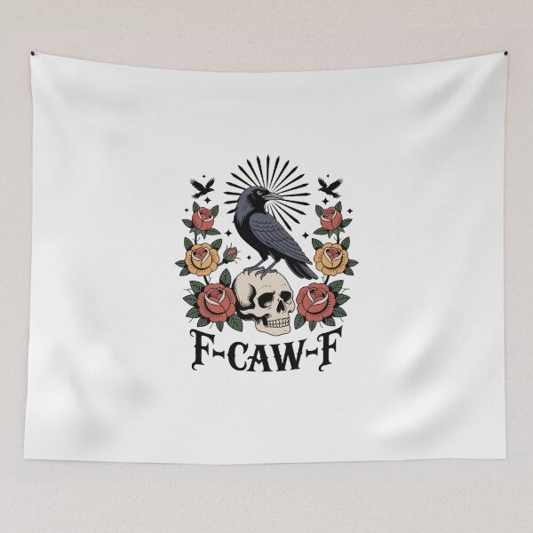 Item preview, F Caw F Tastes Like Caw Caw, Black Bird designed and sold by vintagearttee.