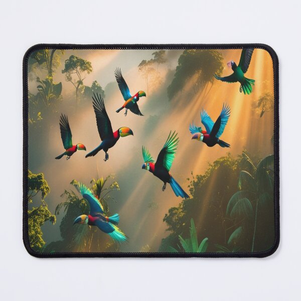 Item preview, Tropical Birds Amazon Rainforest Sunrise Flight designed and sold by Max Store.