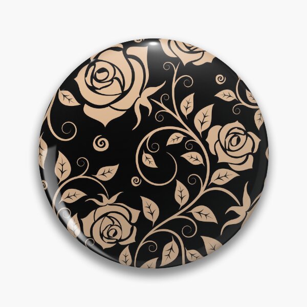 Item preview, Classic Beige Pattern Rose with Thorns Pattern with Background designed and sold by erkabees.