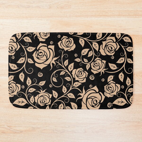Item preview, Classic Beige Pattern Rose with Thorns Pattern with Background designed and sold by erkabees.