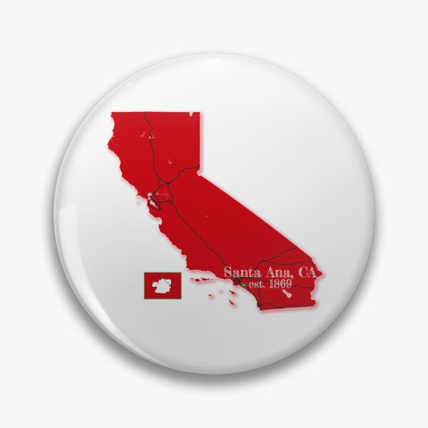 Item preview, Santa Ana, CA [Red] designed and sold by PhilbonianDezin.