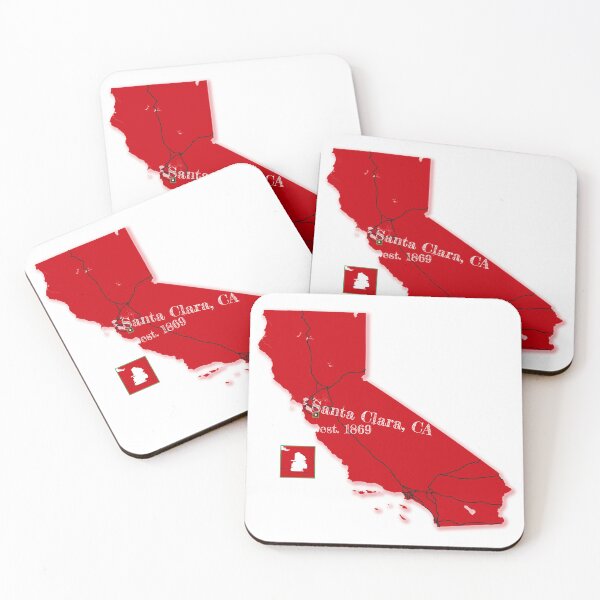 Item preview, Santa Clara, CA [Red] designed and sold by PhilbonianDezin.