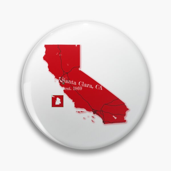 Item preview, Santa Clara, CA [Red] designed and sold by PhilbonianDezin.