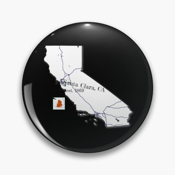 Item preview, Santa Clara, CA [White] designed and sold by PhilbonianDezin.