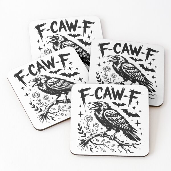 Item preview,  F Caw F Tastes Like Caw Caw, Black Bird, Dark Bird designed and sold by vintagearttee.